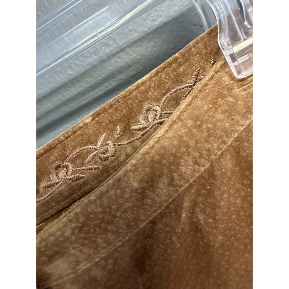 Vintage Provence d'amour Leather Pants Womens Sz 4 Bootcut Western Boho Festival - Picture 5 of 7